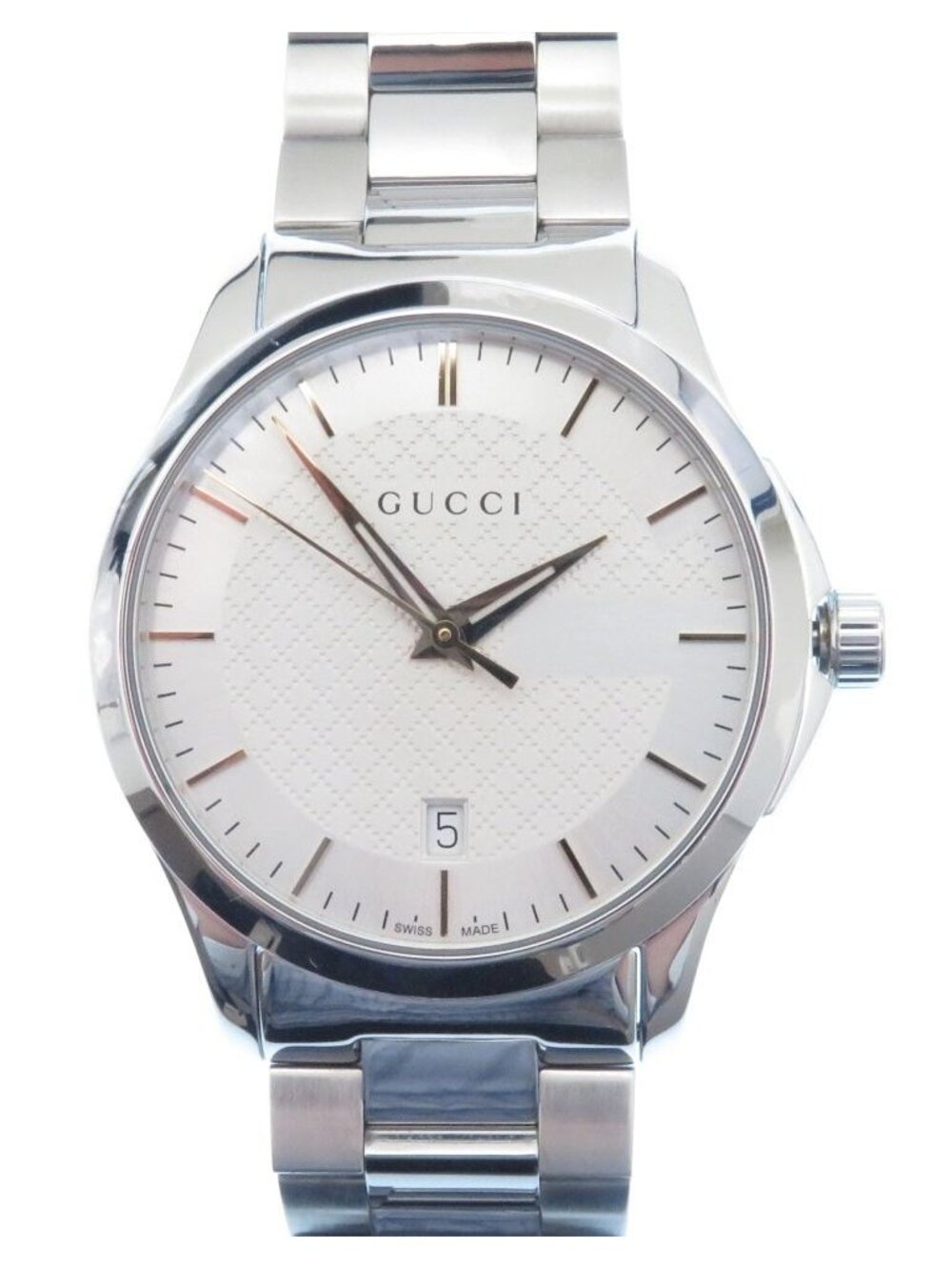 Gucci G-Timeless 126.4 Watch Stainless Steel Silver